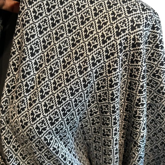 Eloquii Womens Dress Textured Knit Long Sleeve Jacquard Design Black White 18/20 - Picture 9 of 16